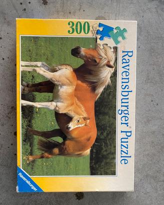 Puzzle Ravensburger 300 pezzi - Cavalli (Completo)
