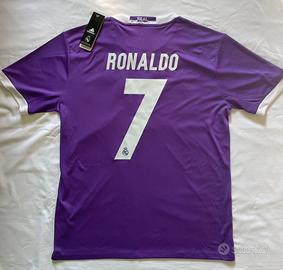 maglia cr7  viola nuova taglia M cardiff 2017 trat