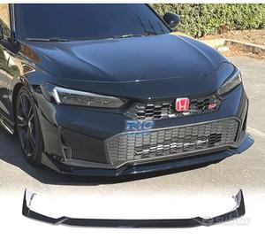 SPOILER LIP ANTERIORE HONDA CIVIC 25-NERO LUCIDO