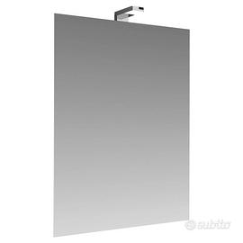 Specchio 50x70 cm per bagno + luce optional