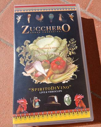VHS "SpiritoDiVino - Live&Videoclips" di Zucchero 