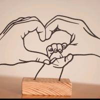 Scultura Artigianale "Legame Infinito" -