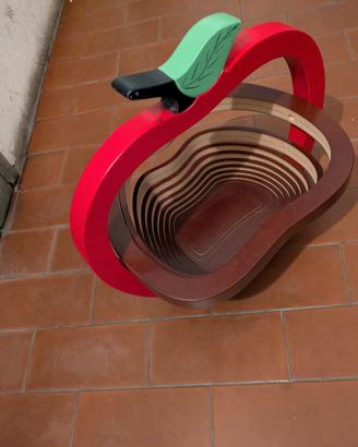 porta frutta centrotavola mela