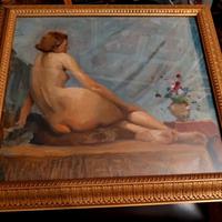 Olio su tela di  Giuseppe Leoni