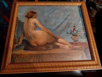 Olio su tela di  Giuseppe Leoni