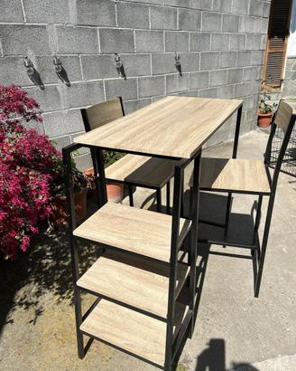 Tavolo da cucina con 2 sgabelli