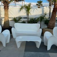 Salotto Lily con divano + 2 poltrone + 1 tavolino