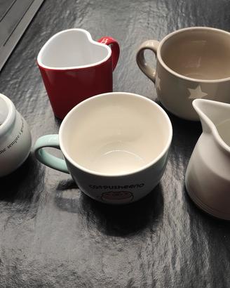 tazze in ceramica varie