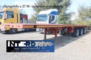 Semirimorchio pianale allungabile 27 m Cometto usa