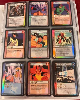 Lotto carte Cavalieri Dello Zodiaco