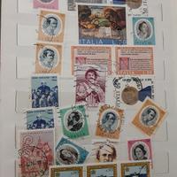 francobolli italiani  anni 70