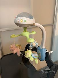 Giostrina musicale con proiettore luci per culla