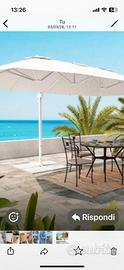 ombrellone  da giardino palo laterale