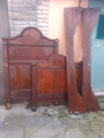 letto antico una piazza e mezza