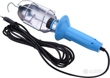 Lampada da lavoro cn gabbia di protezione e gancio