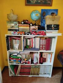 libreria bianca bassa
