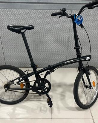 Bicicletta pieghevole btwin tilt 100
