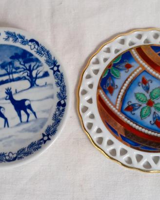 Piattino porcellana Royal Copenhagen 1987+omaggio 