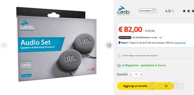 auricolari jbl da 45mm per interfono cardo