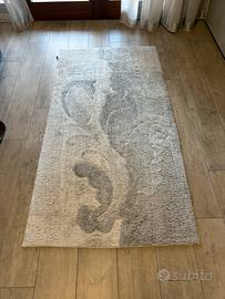 Tappeto lavabile grigio Maison Sucrèe 137×70