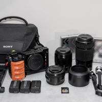 Sony Alpha A6000 + Ottiche + Accessori - 5k Scatti