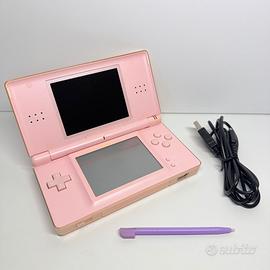 Nintendo ds lite rosa completo ciarnira rotta