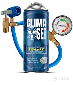 ClimaSet refrigerante R134a, con Tubo manometro