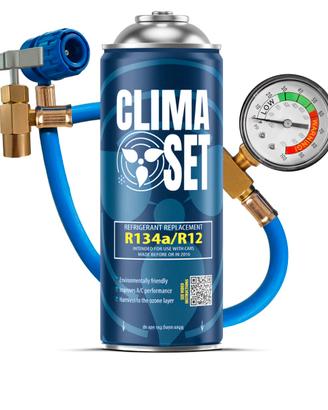 ClimaSet refrigerante R134a, con Tubo manometro