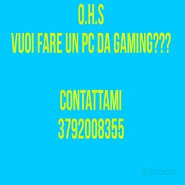 PC GAMING PERSONALIZZATI - MONITOR CURVI!!! 