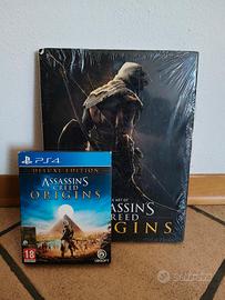 Assassin's Creed Origins Deluxe+Guida Ps4