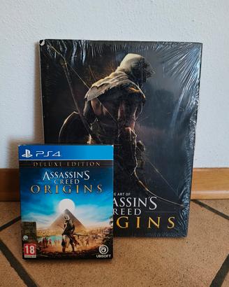 Assassin's Creed Origins Deluxe+Guida Ps4