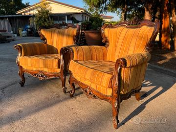 Coppia poltrone vintage
