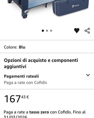 Lettino da campeggio LIONELO SVEN PLUS.