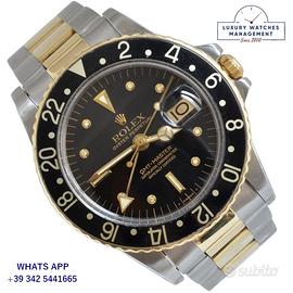 ROLEX GMT Master 1675 Tiger Eye nipple black dial