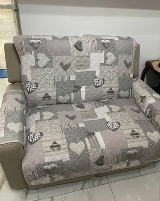 Divano 2 posti recliner elettrico
