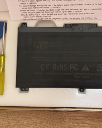 Batteria nuova New Net per Notebook Ho con kit di