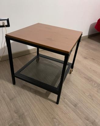 Tavolino fjallbo ikea salone ferro e legno