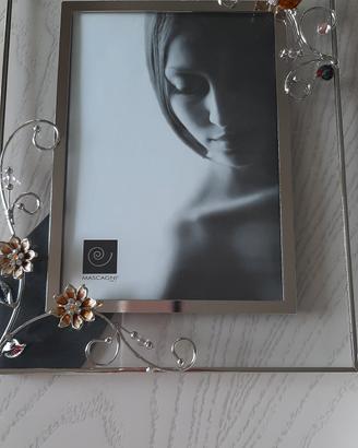 portafoto mascagni  15x18 cm placcato argento 