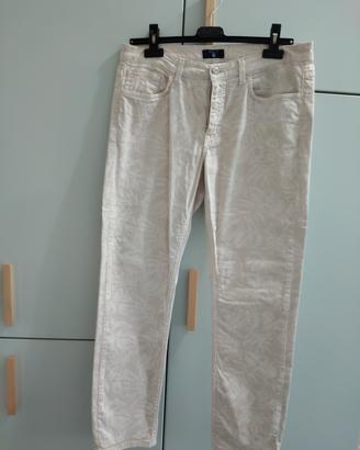 Jeans chiari Gant tessuto fantasia tono su tono