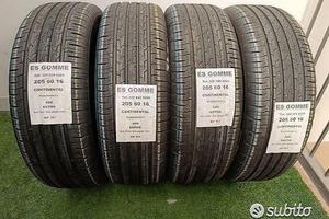 4 gomme 205 60 16 continental 100% BAT. RIF361