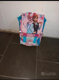 Zaino scuola Frozen estensibile bambina 
