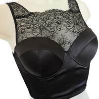 Yamamay top corsetto bralette nero tg. 3 coppa B 