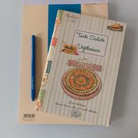 Ricettario + blocco notes + penna