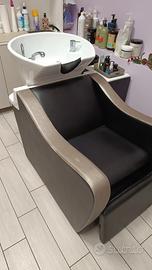 lavatesta con mobiletto parrucchiere 