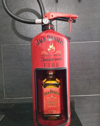 whisky Jack Daniels in estintore