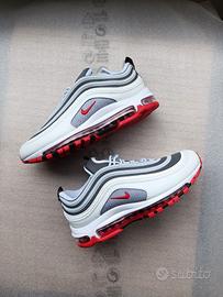 scarpe air max 97 rosso bianco misura 44