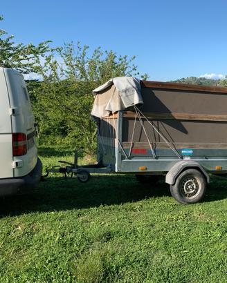 Carrello rimorchio trasporto cose 750kg