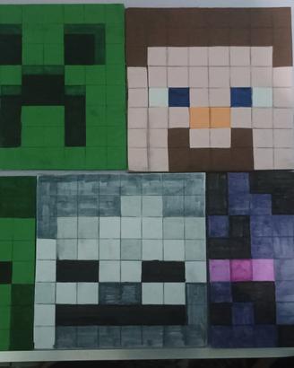 Sottobicchieri Minecraft Set 5 Pezzi