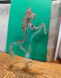 Statuette vintage in vetro di Murano