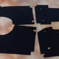2 SERIE TAPPETI MOQUETTES VECCHIA FIAT 500